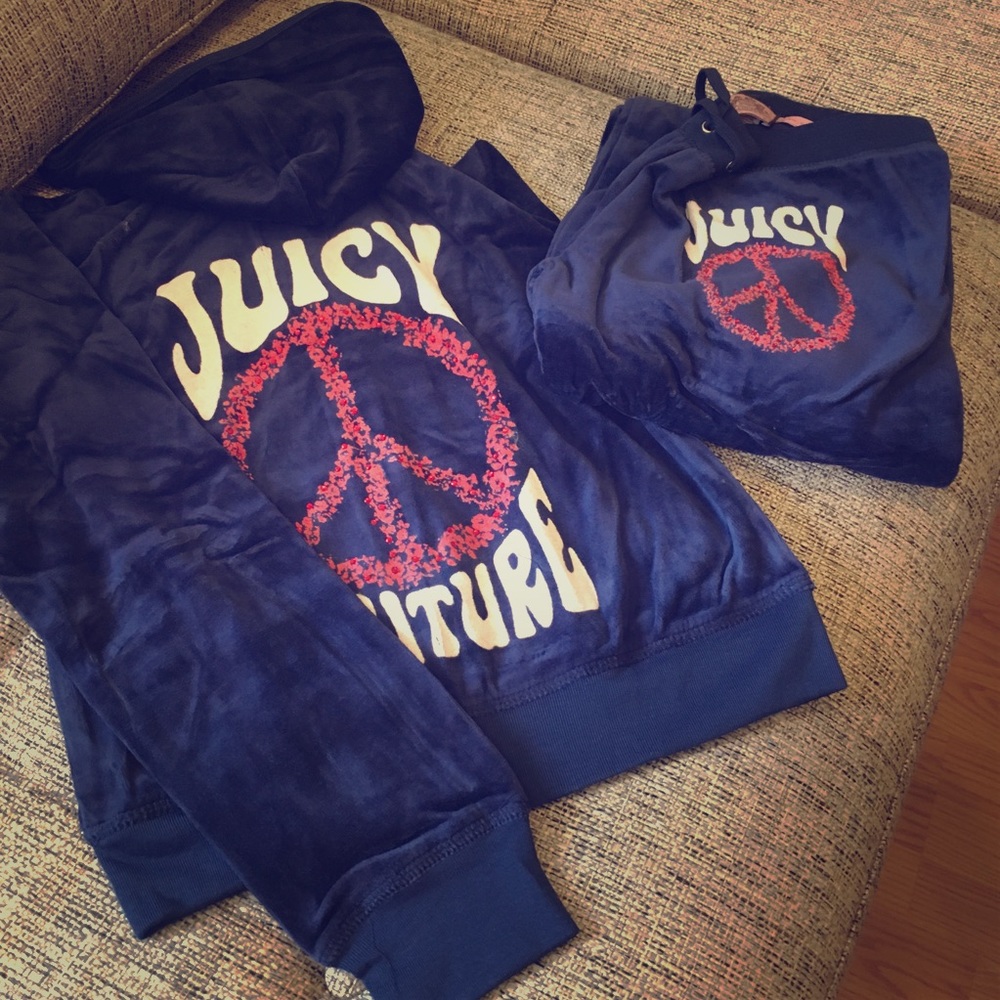 Juicy Couture Tracksuit Navy M NWT